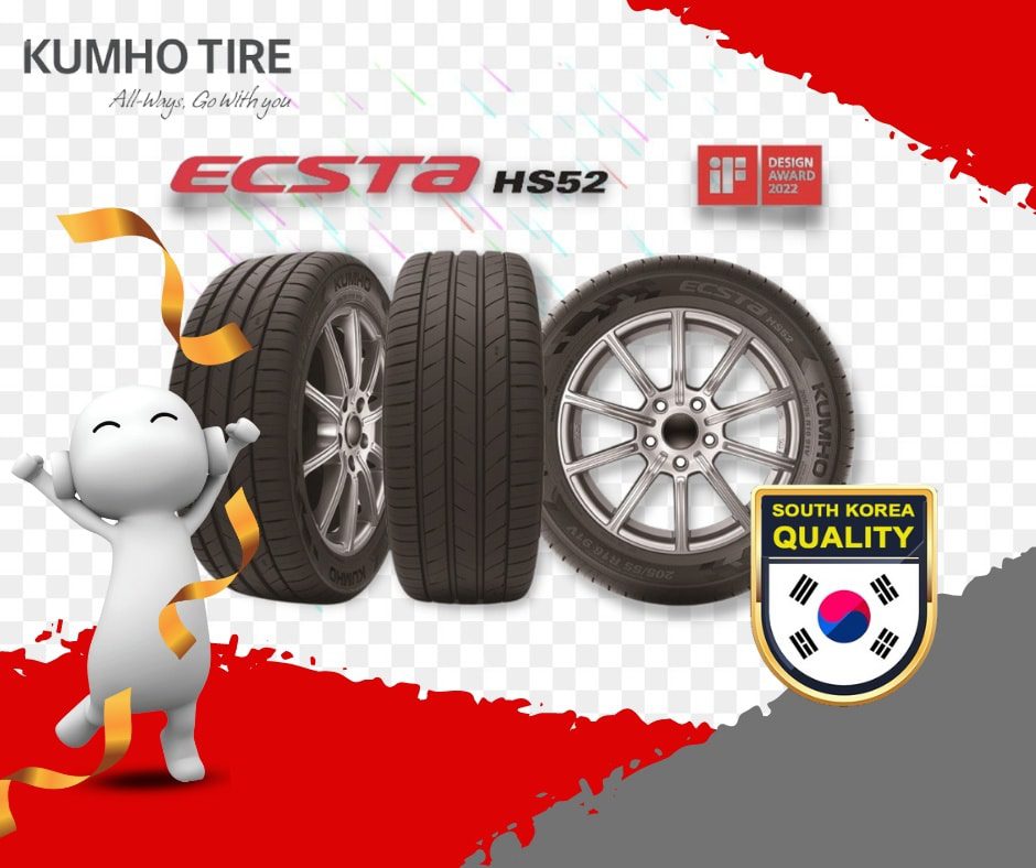 Lốp ecsta của Kumho đạt giải thưởng thiết kế lốp