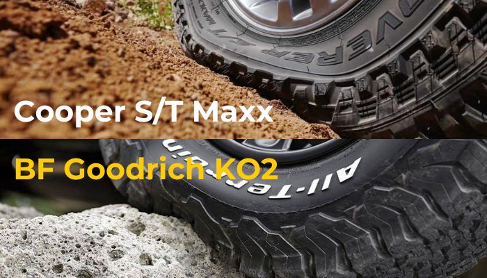 So sánh lốp xe bán tải/SUV Cooper S/T Maxx và BF Goodrich KO2