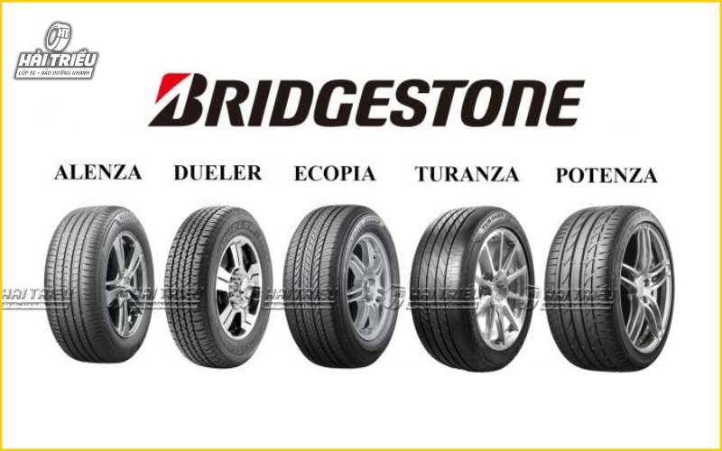 các dòng lốp của Bridgestone hiện tại